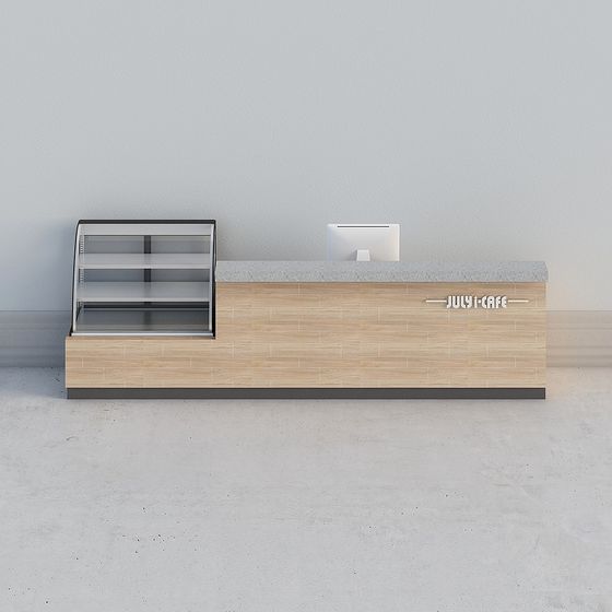 JULY-i-CAFE Low-Poly 3D model