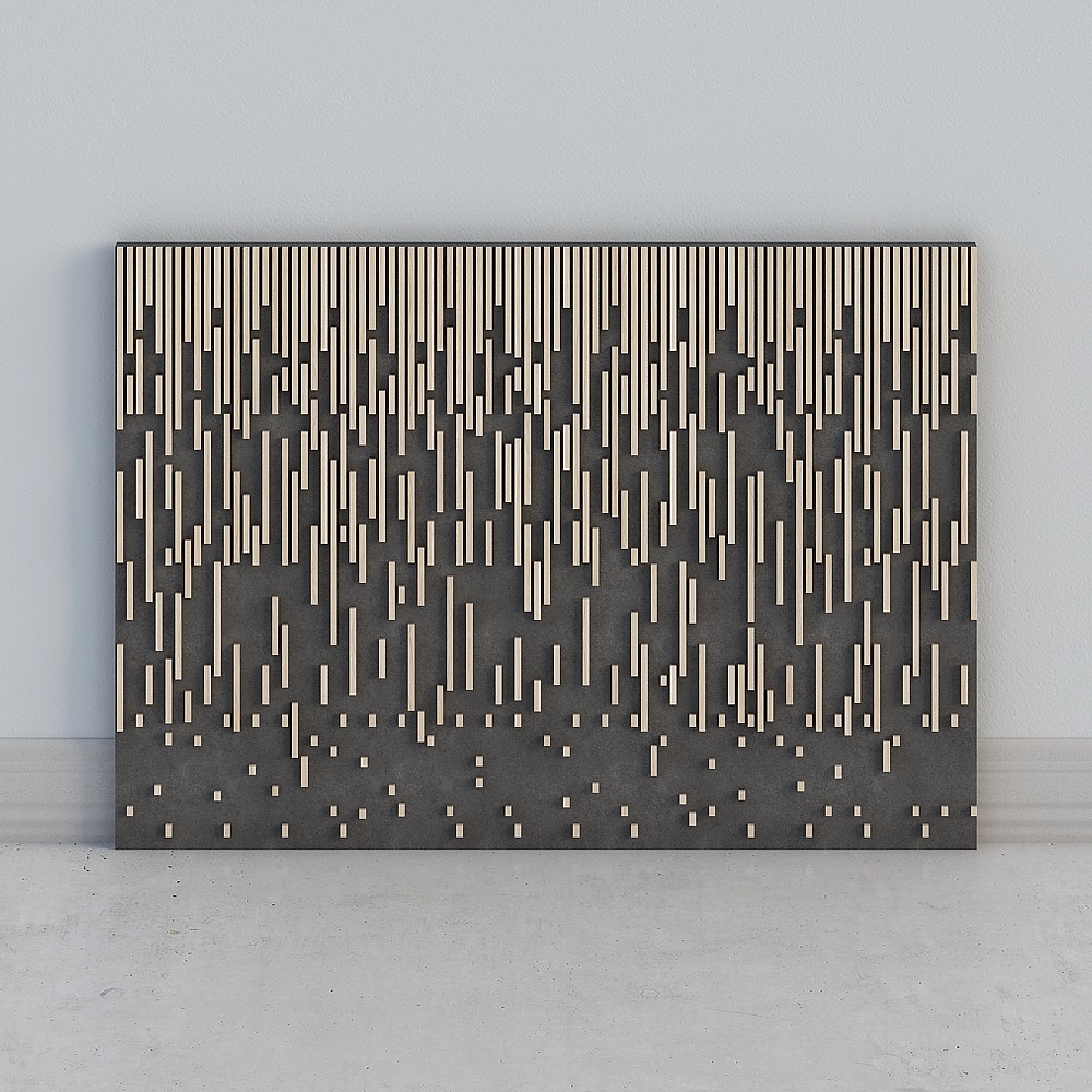 Modern setting wall background wall styling combination 407803-1