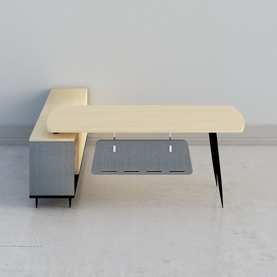 Urban Edge Desk 3D model