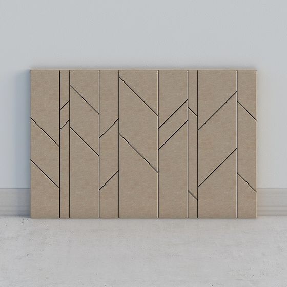 Herringbone Wall Panel 3D model for Creative Designs