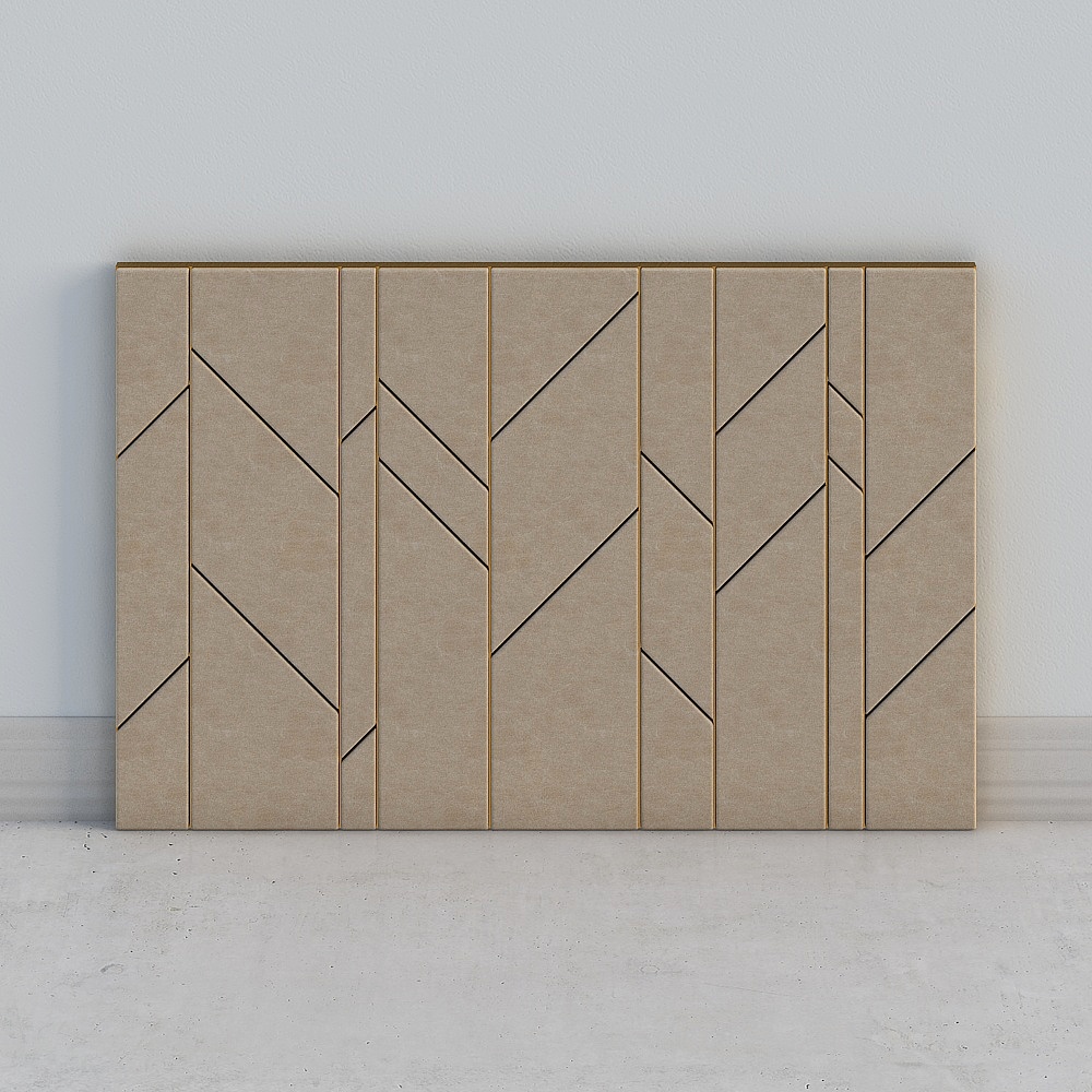 Modern hard-packed wall setting wall background wall