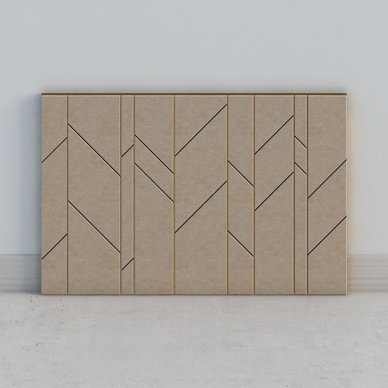 Abstract Geometric Screening Panel 3D model for Creative Projects