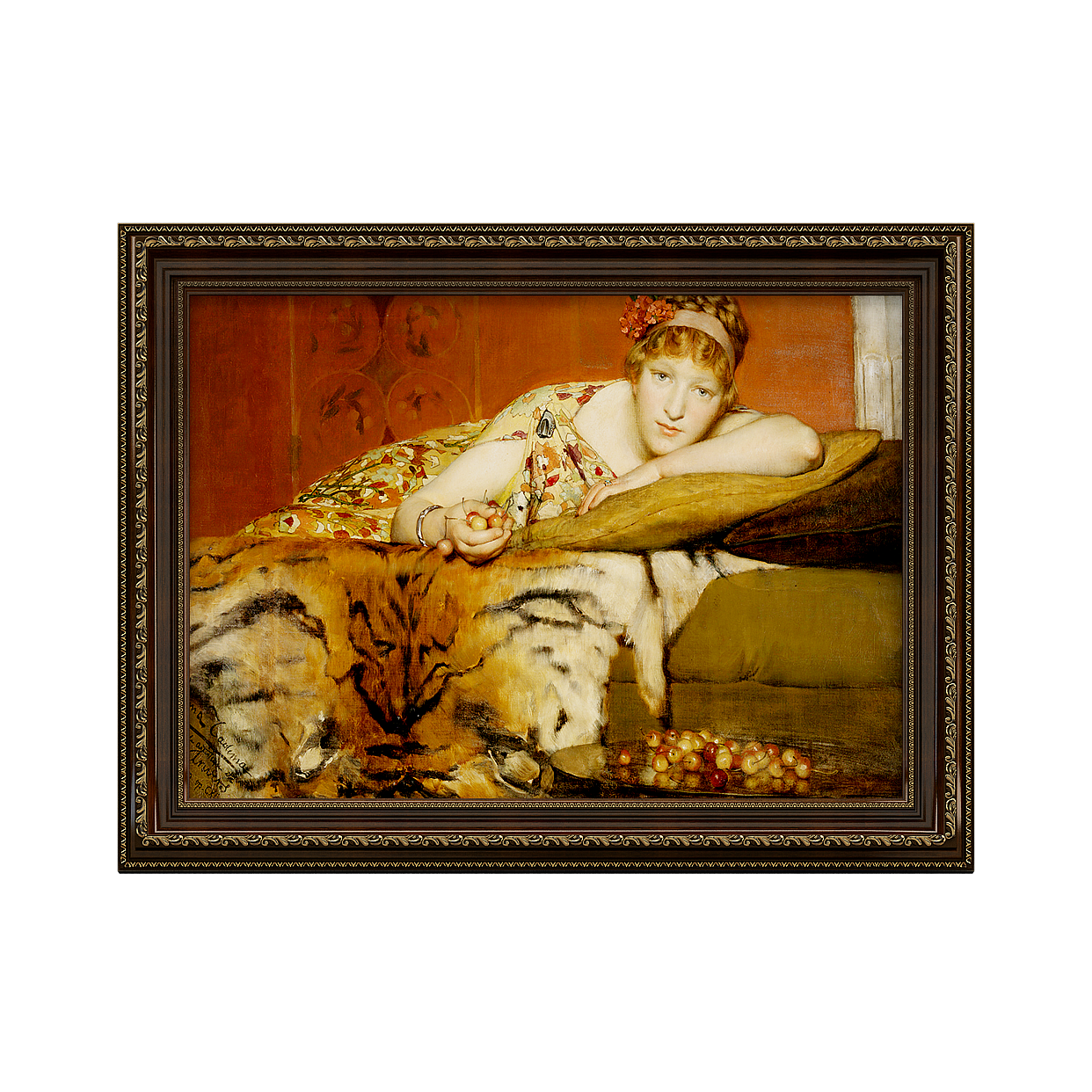 The Thinker 3D Model – Classical Golden Frame