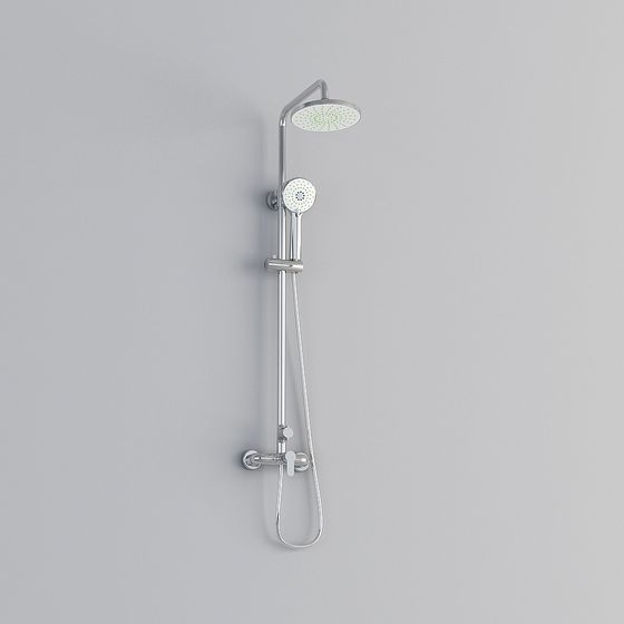 Modern Minimalist Shower System 3D model