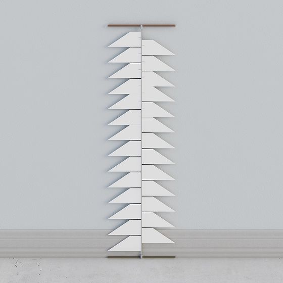 Floating Bookshelf 3D model