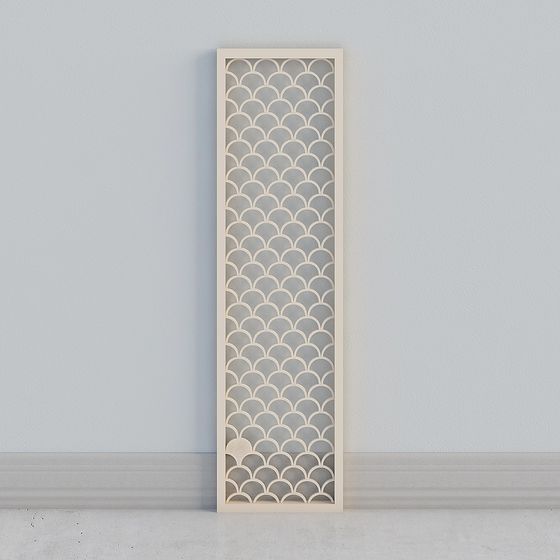 Scales Panel 3D model - Low Polygon Design