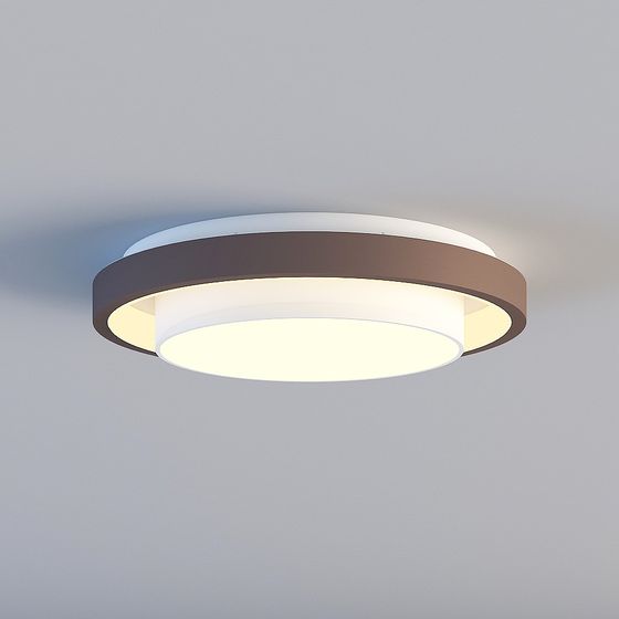 Sophisticated Low-Polygon Ceiling Light 3D Model