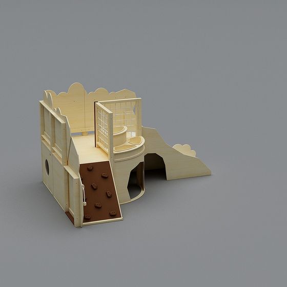 Playful Fort 3D model for Imaginative Spaces