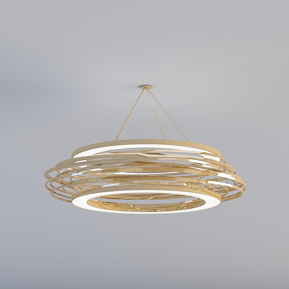 Modern style - living room - chandelier 123