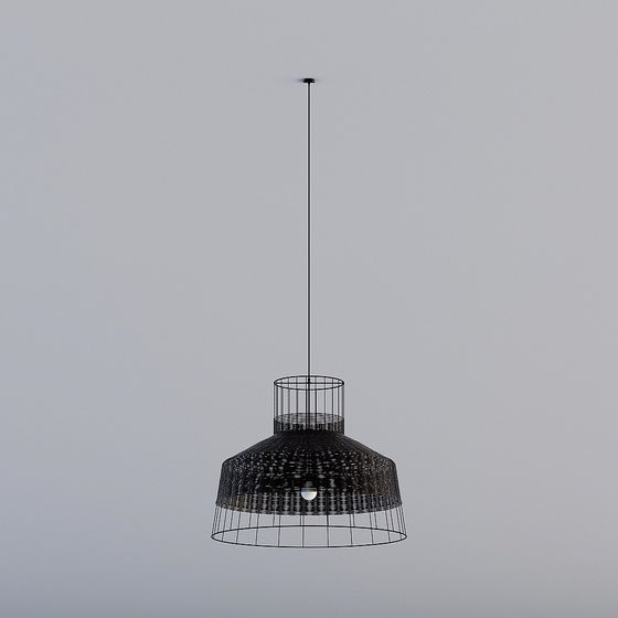 Unique Low-Poly Chandelier 3D model