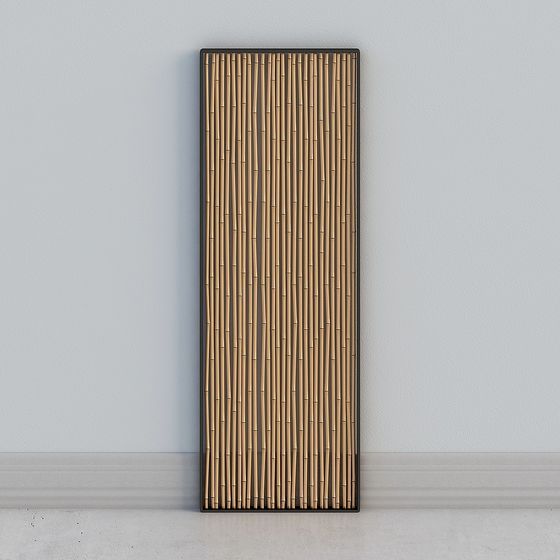 Charming Bamboo Curtain 3D Model
