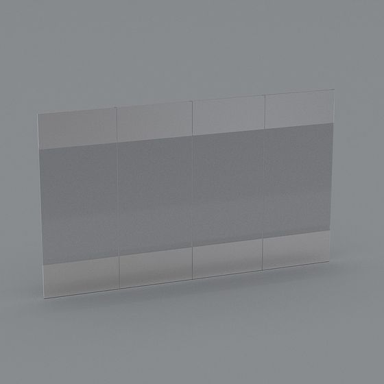 City Window Low-Poly 3D Model