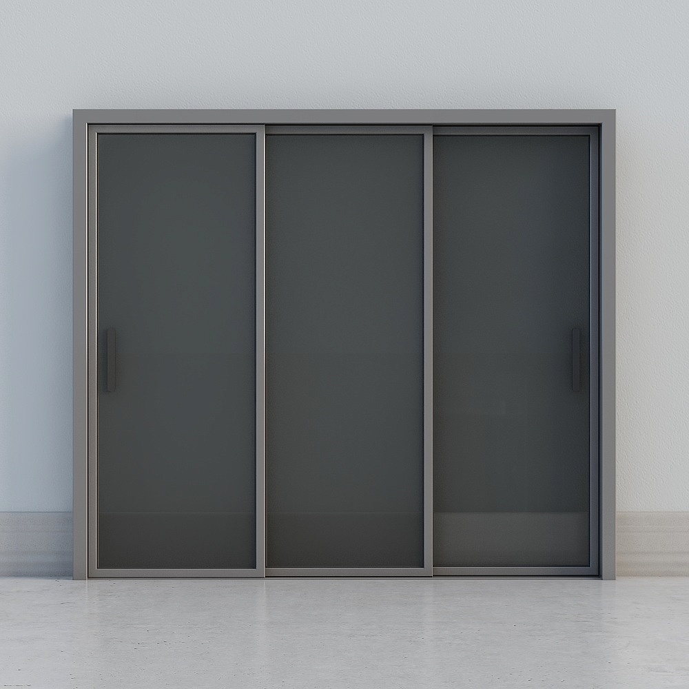 Стеклянная раздвижная дверь