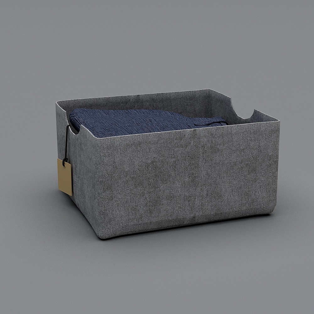 Contemporary Storage Box 3D model