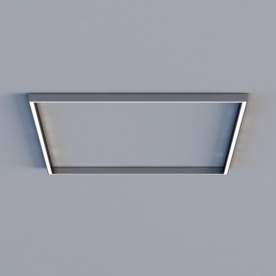 Sleek Ceiling-Mounted Light Fixture 3D model