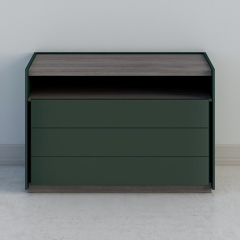 D-HE-HT186 3バケットキャビネット