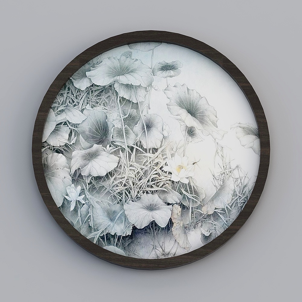 Flower 2 penetrates the painting