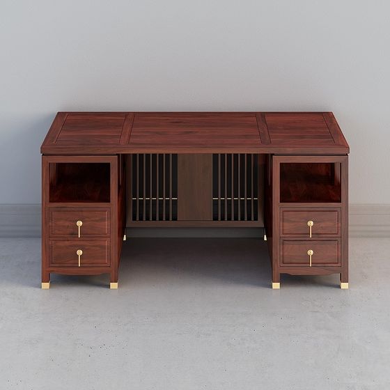 Vintage Desk 3D model for Modern Design