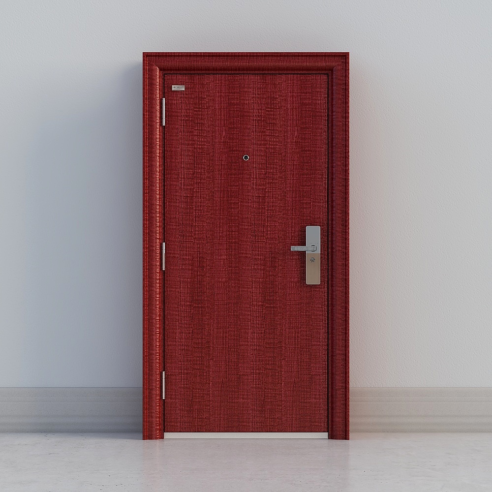 modern wooden door