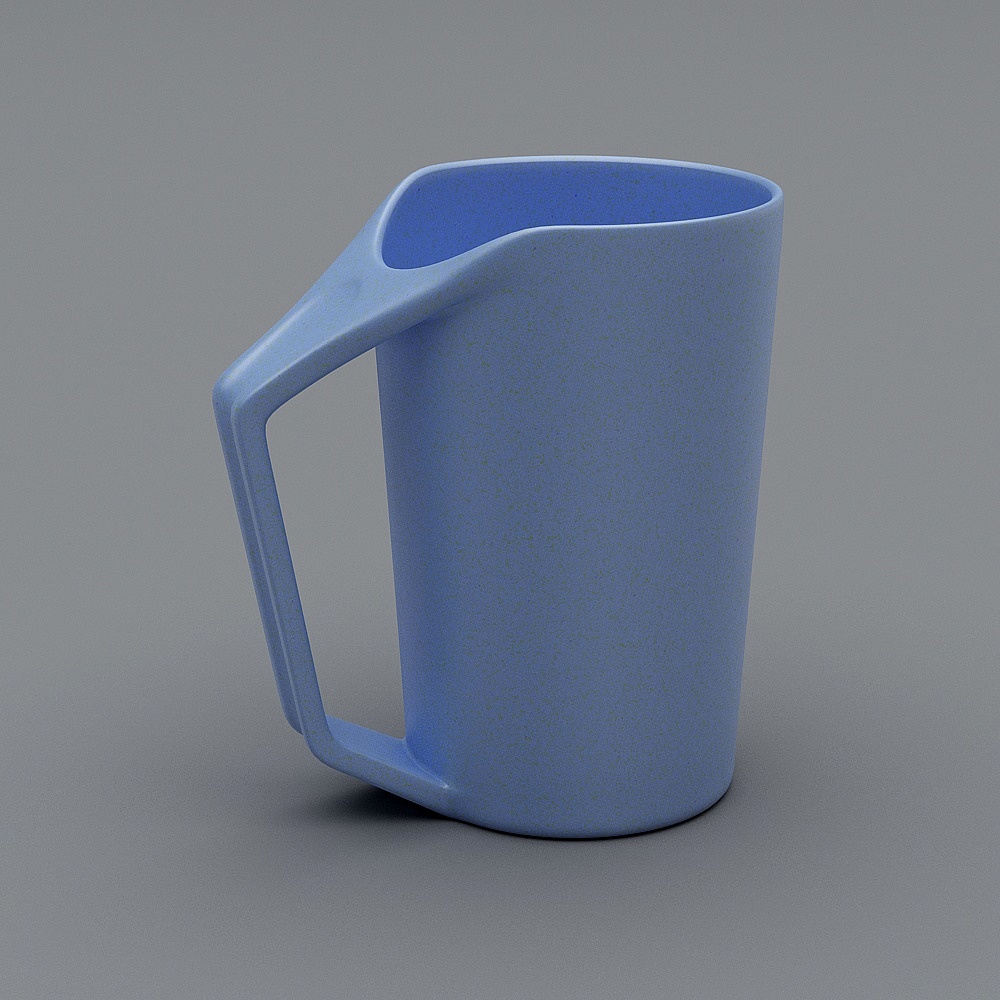 Стакан из пшеничного волокна - синий