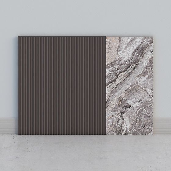 Stylish Low-Poly High-Detail 3D Model for Interior Design