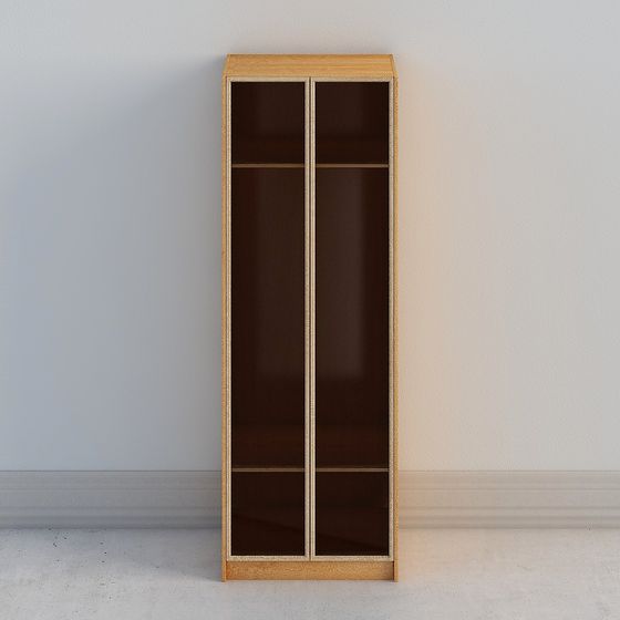 Wooden Storage Cabinet 3D model
