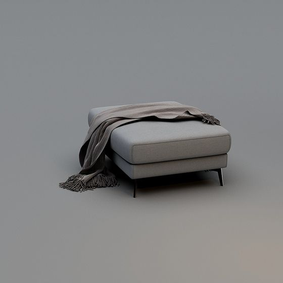 Comfortable Ottoman 3D model