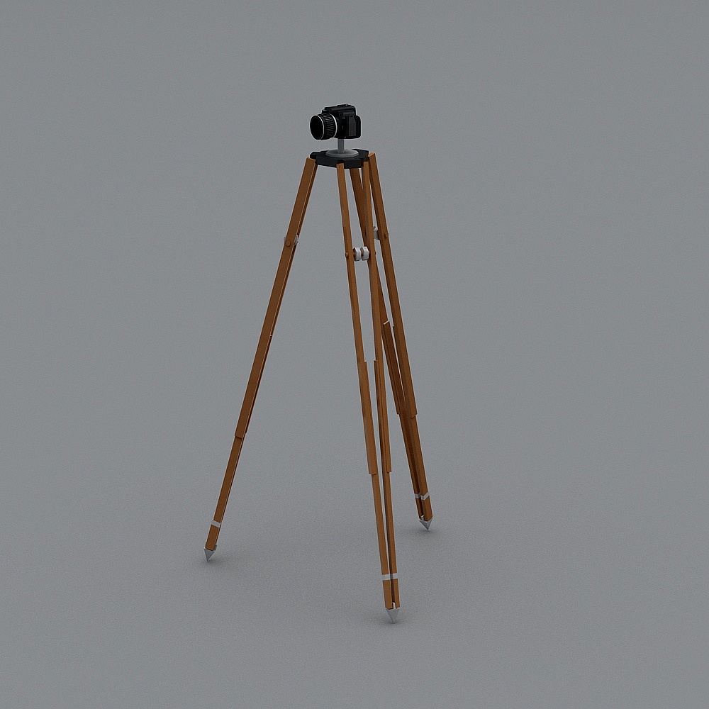 Vintage Camera Tripod 3D model for Creative Projects