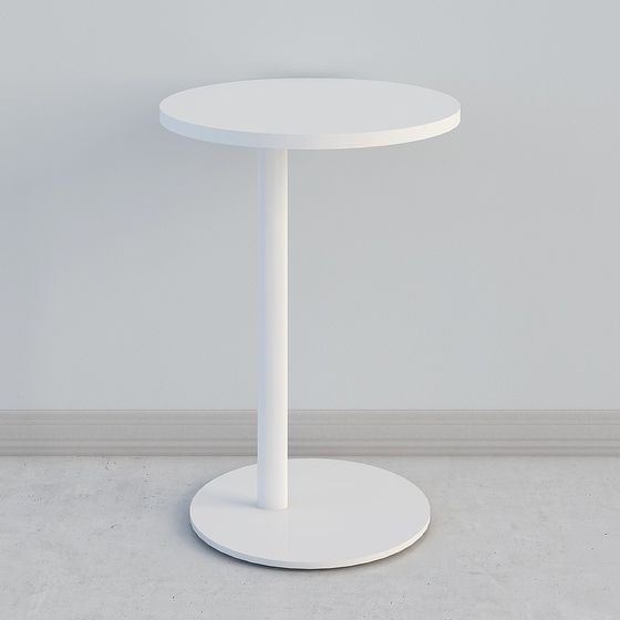Minimalist Round Table 3D model