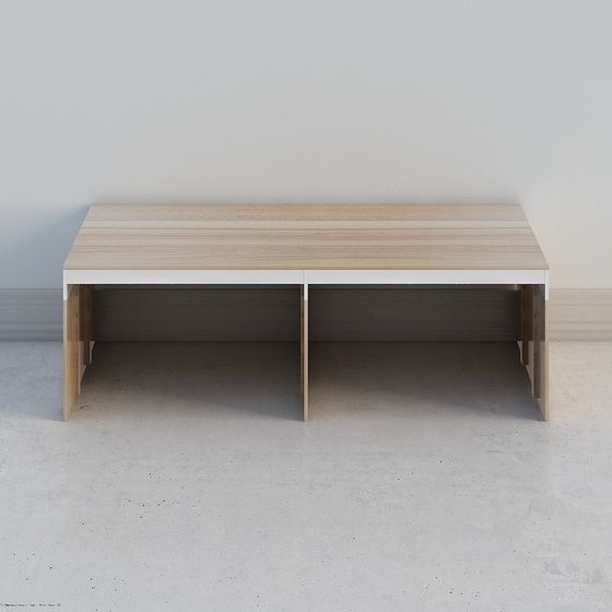 Urban Bench 3D model - Modern Minimalist Design
