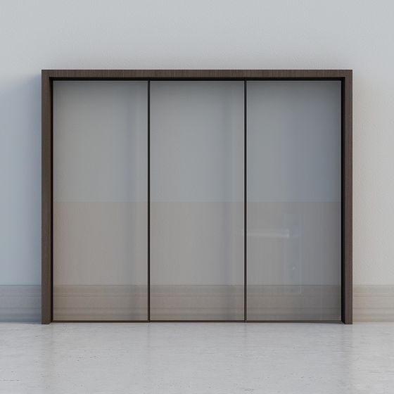 Trois portes coulissantes