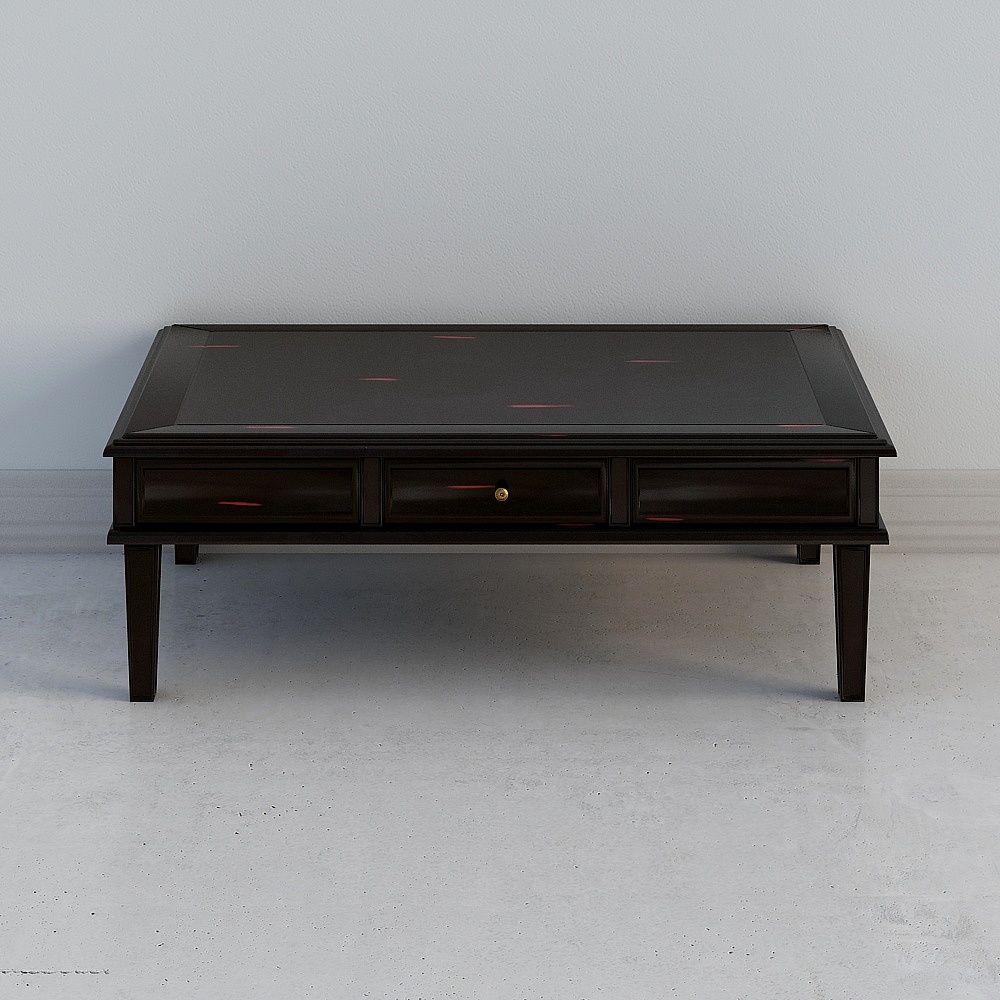 Black coffee table