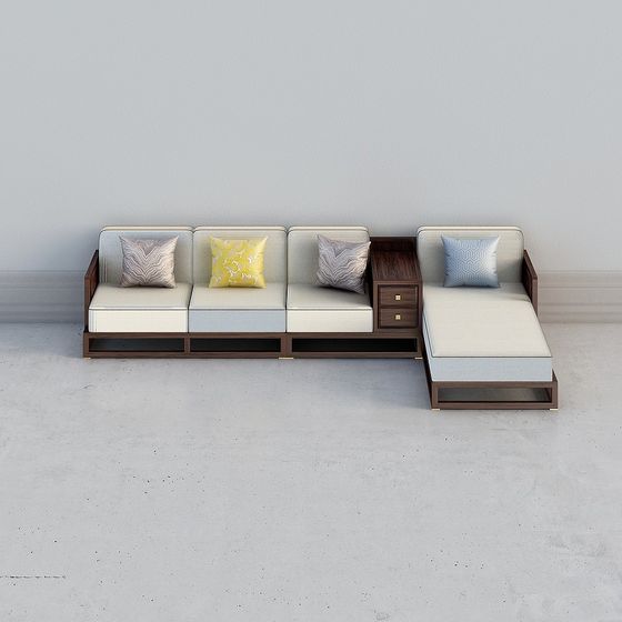 Urban Comfort Sofa 3D model