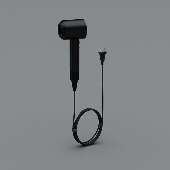 Portable Hair Dryer 3D model