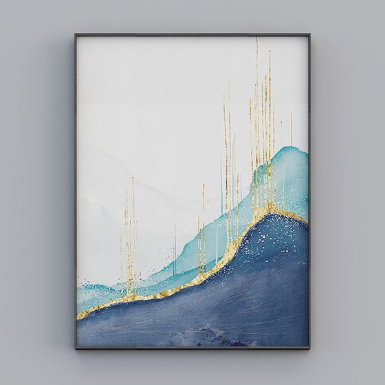 Abstract Mountain 3D Model - Low Poly Design