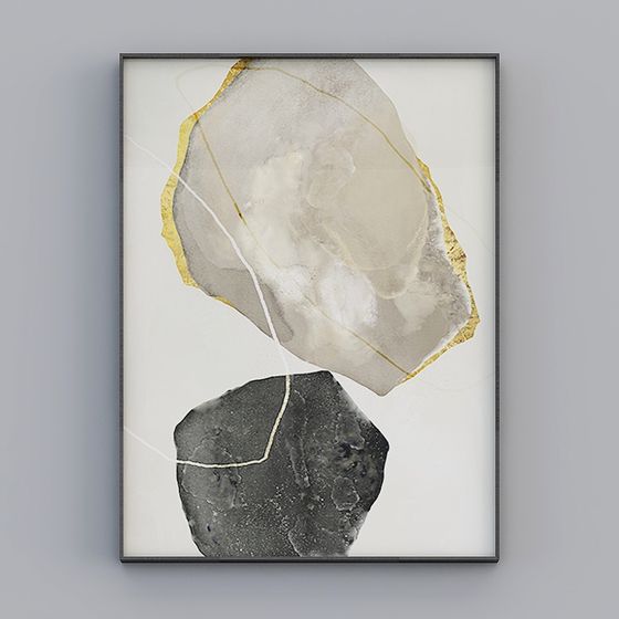 Crystal Crack 3D Model - Low Poly High Detail