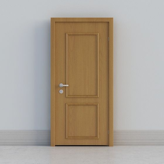 Sleek Modern Interior Door 3D model