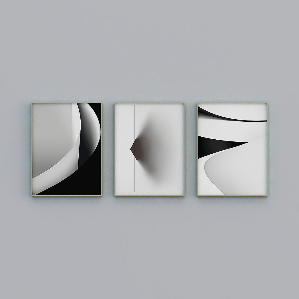 Decorative Alliance - Modern Light Luxury Premium Sense - Collage - Decorative Painting - SHLM190096