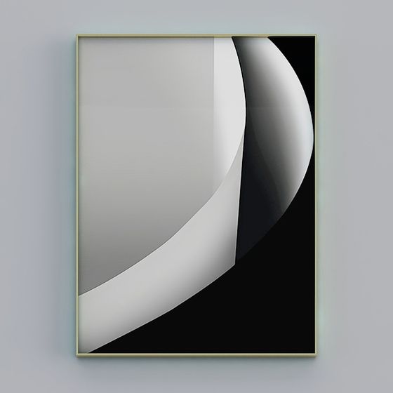 Luminous Frame 3D Model for Creative Projects