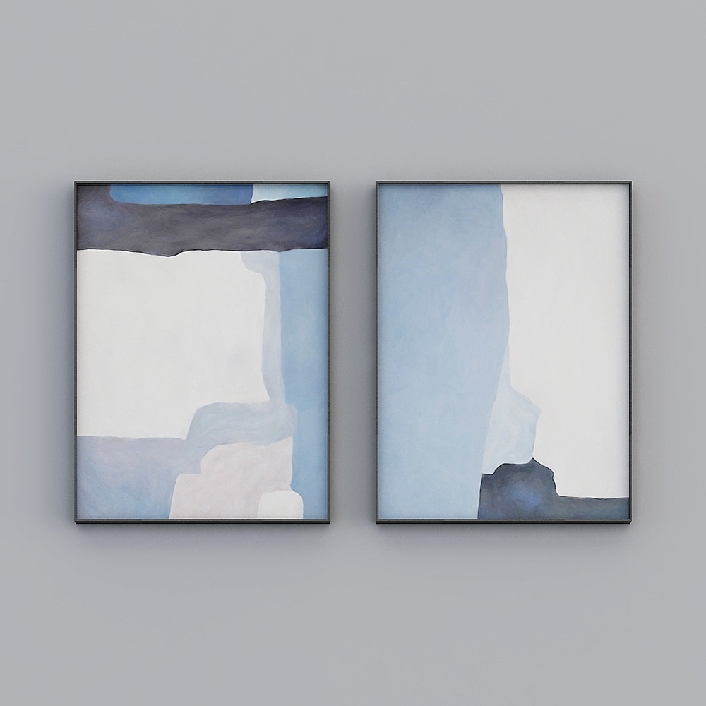 Abstract Frame 3D model - Unique Modern Art