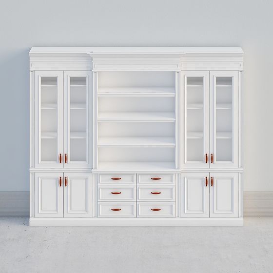 Elegant Library Unit 3D model