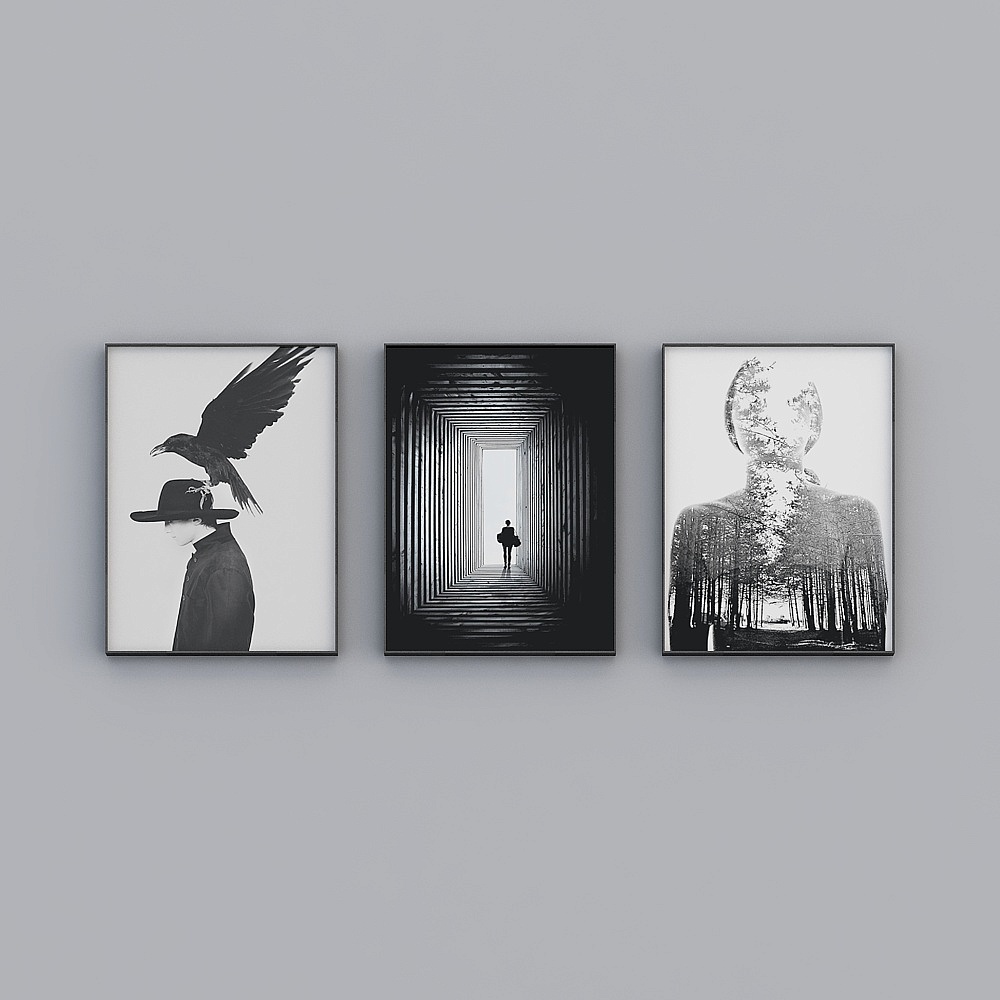 Decorative Alliance - Modern Light Luxury Premium - Set - Decorative Painting - SHLM190031