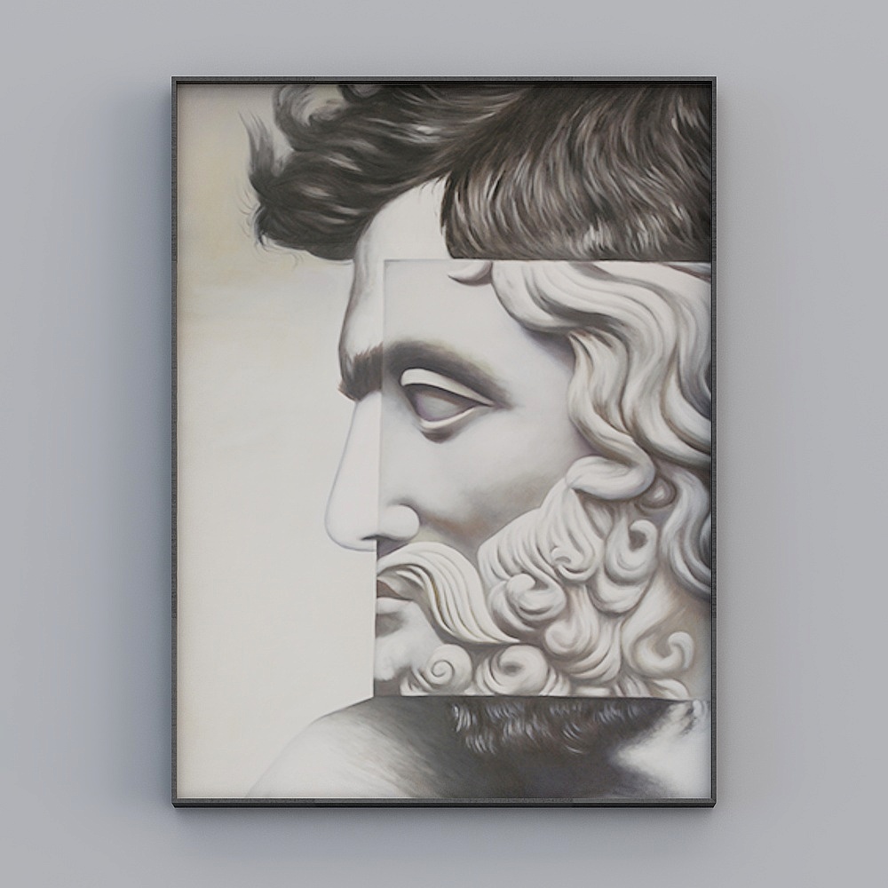 Malerei Alliance - Moderner Lichtluxus - Einzel - Dekorative Malerei - SHLM190040