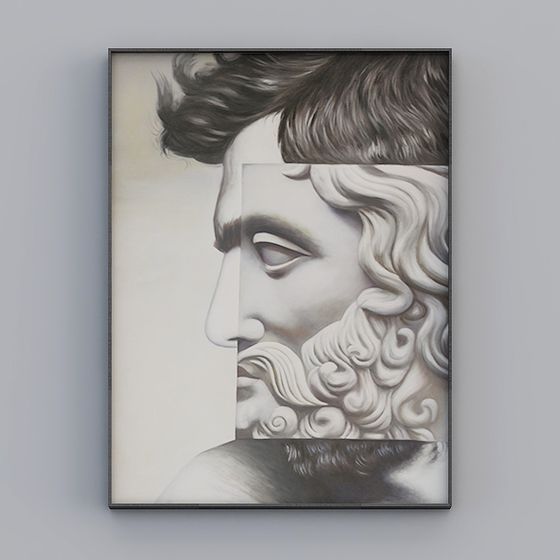 Malerei Alliance - Moderner Lichtluxus - Einzel - Dekorative Malerei - SHLM190040