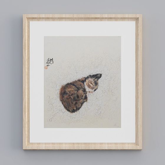 Cozy Cat in the Afternoon 3D model