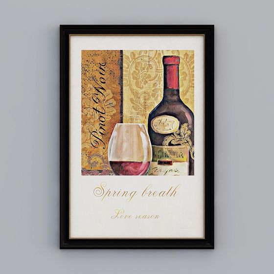 Spring Wine Aroma 3D model