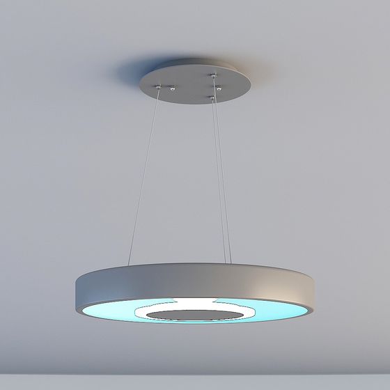 Elegant Low-Poly Chandelier 3D Model