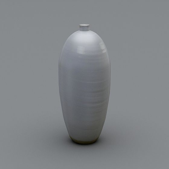 Elegant Vase 3D Model for Interior Design