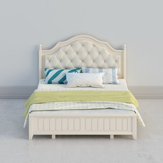 Cozy Retreat 3D model Bed Design