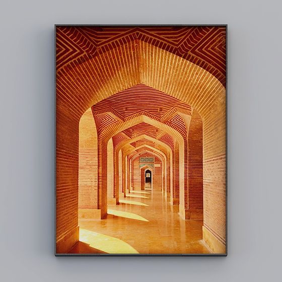 Charming Brick Archway 3D model